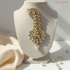 Classic Kundan Polki Turban Brooch