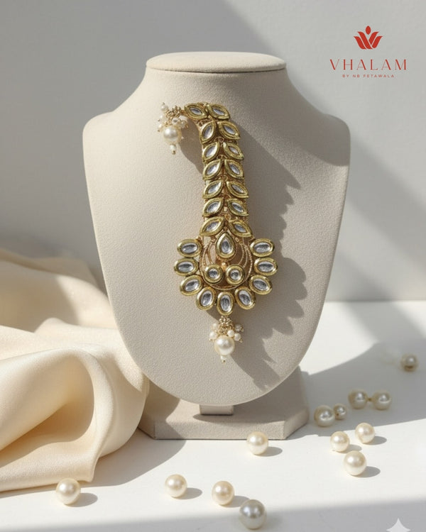 Classic Kundan Polki Turban Brooch