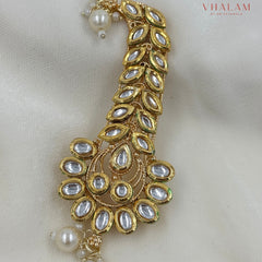 Classic Kundan Polki Turban Brooch