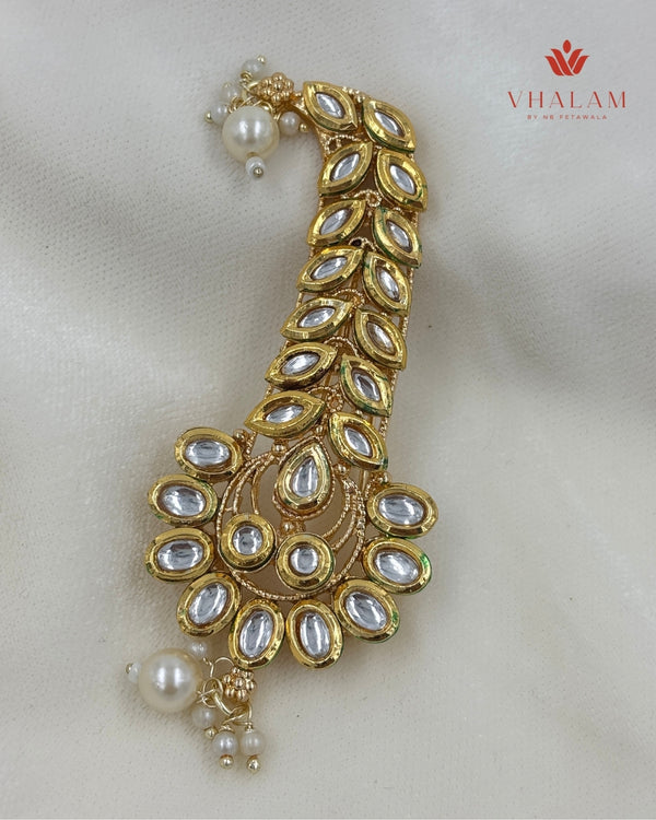 Classic Kundan Polki Turban Brooch