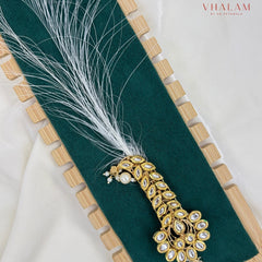 Classic Kundan Polki Turban Brooch
