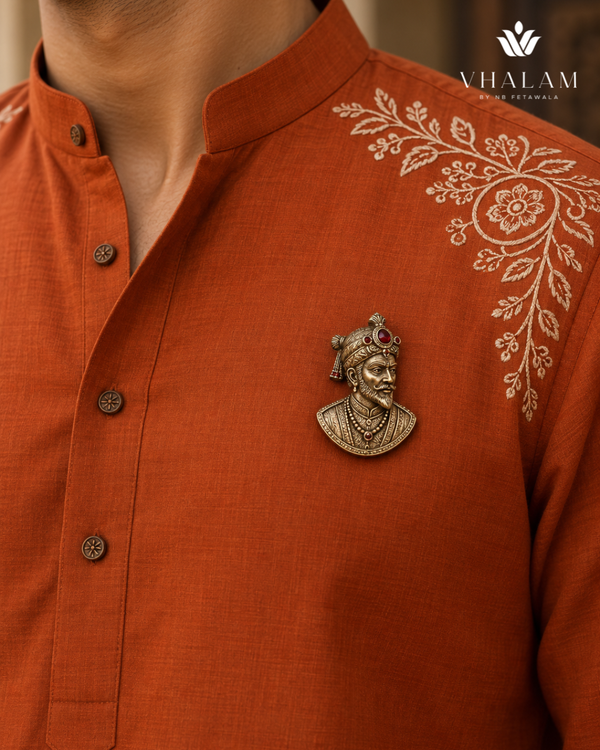 Chhatrapati Shivaji Maharaj Rajmudra Brooch
