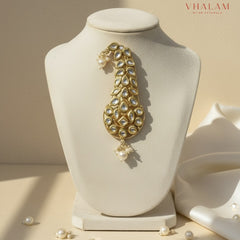 Classic Polki Paisley Safa Brooch