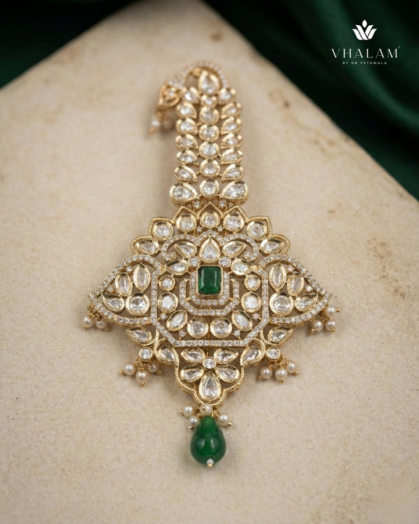 Aarav Kundan Kalangi – Emerald Green (34gm)