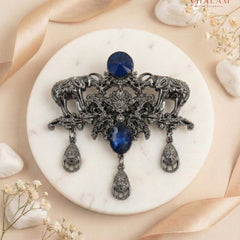 Shahi Gaja Sapphire Heritage Brooch