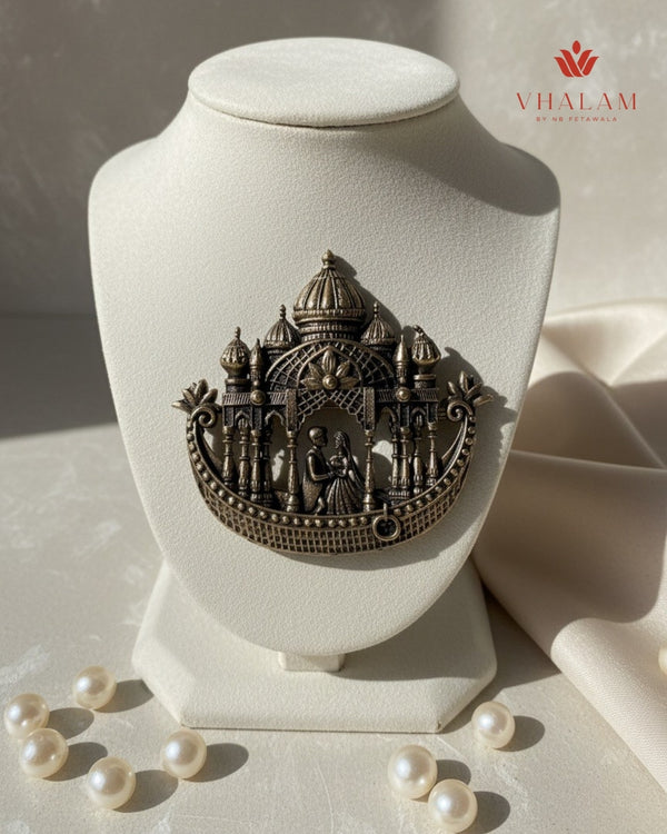 Antique Royal Procession Suit Brooch with Matching Buttons