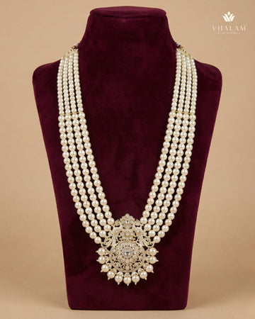 Dulha Grand Imperial Pearl Pendant Mala