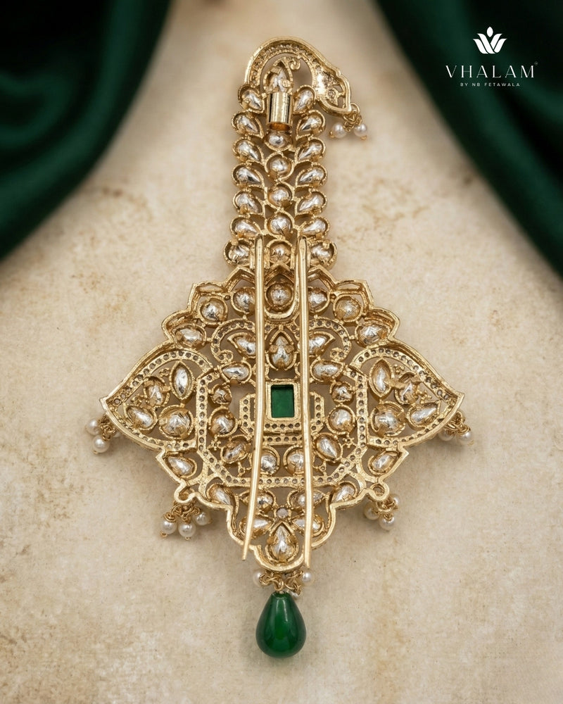 Aarav Kundan Kalangi – Emerald Green (34gm)