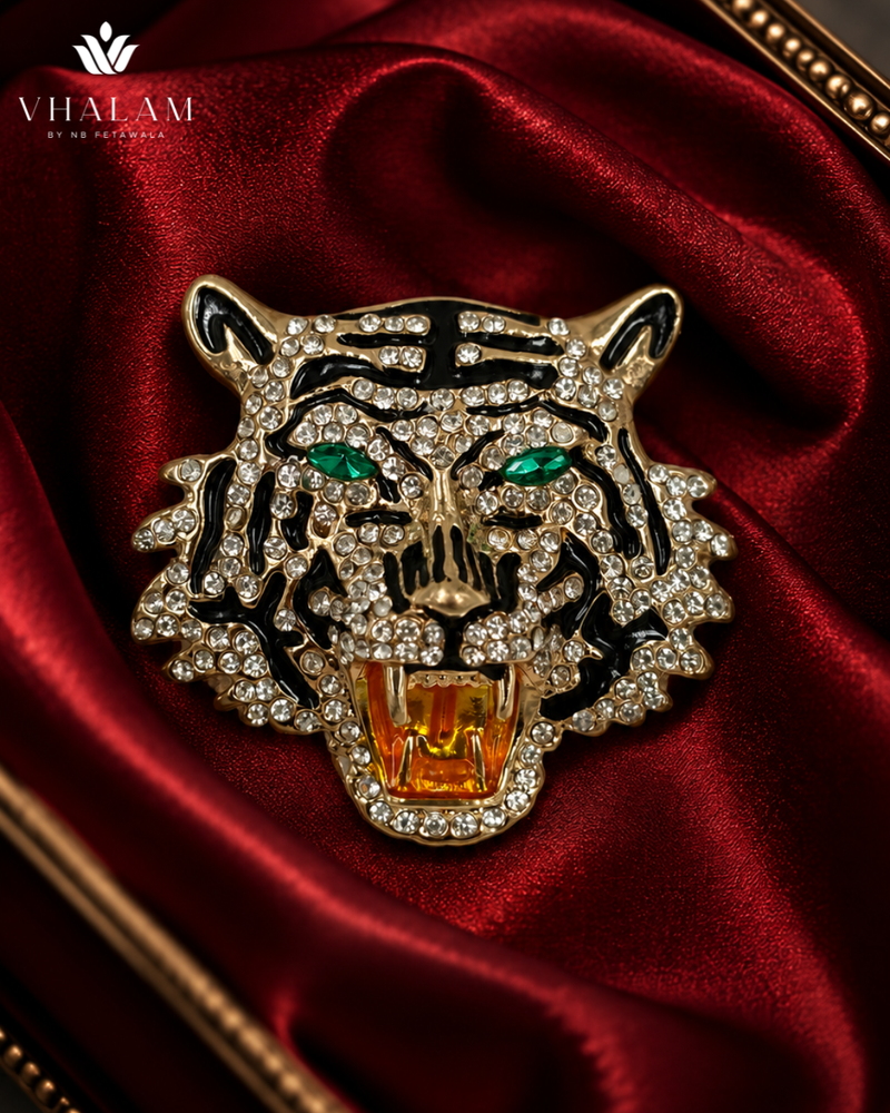 Rajsi Vyaghra Drishti Brooch