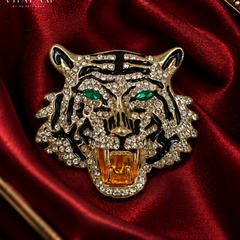 Rajsi Vyaghra Drishti Brooch
