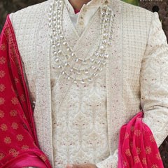 Royal 3-Layer Graduated Pearl Dulha Mala