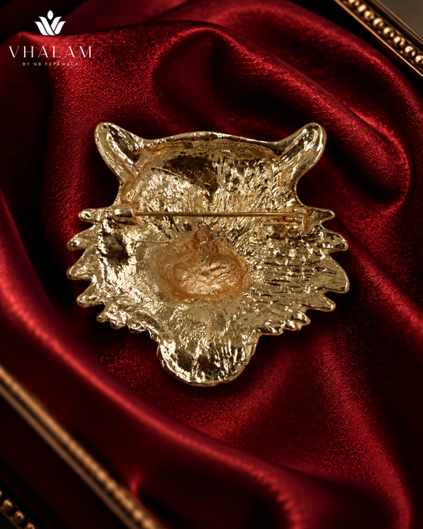 Rajsi Vyaghra Drishti Brooch