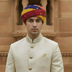 Multicolor Pachrangi Bandhani Pagdi