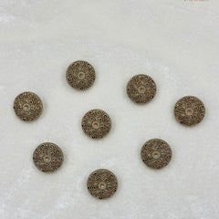 Shahi Mayur Gold Heritage Brooch & Button Set