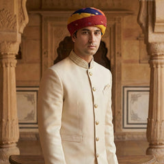 Multicolor Pachrangi Bandhani Pagdi