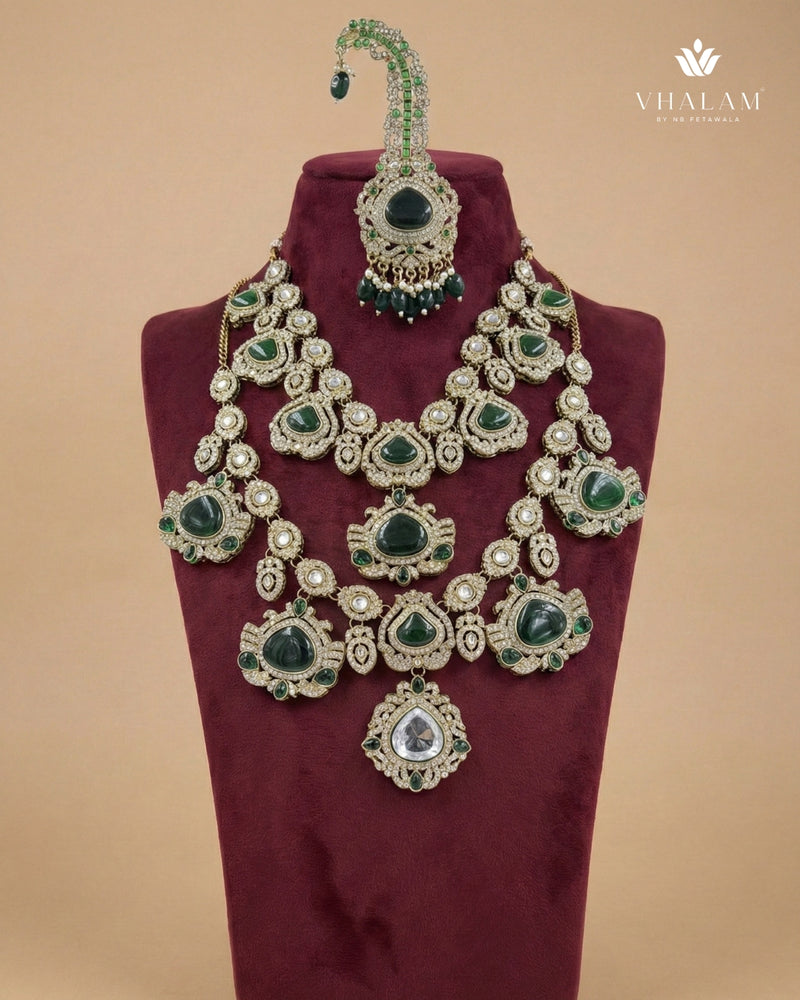 Grand Maharaja Emerald & Kundan Mala