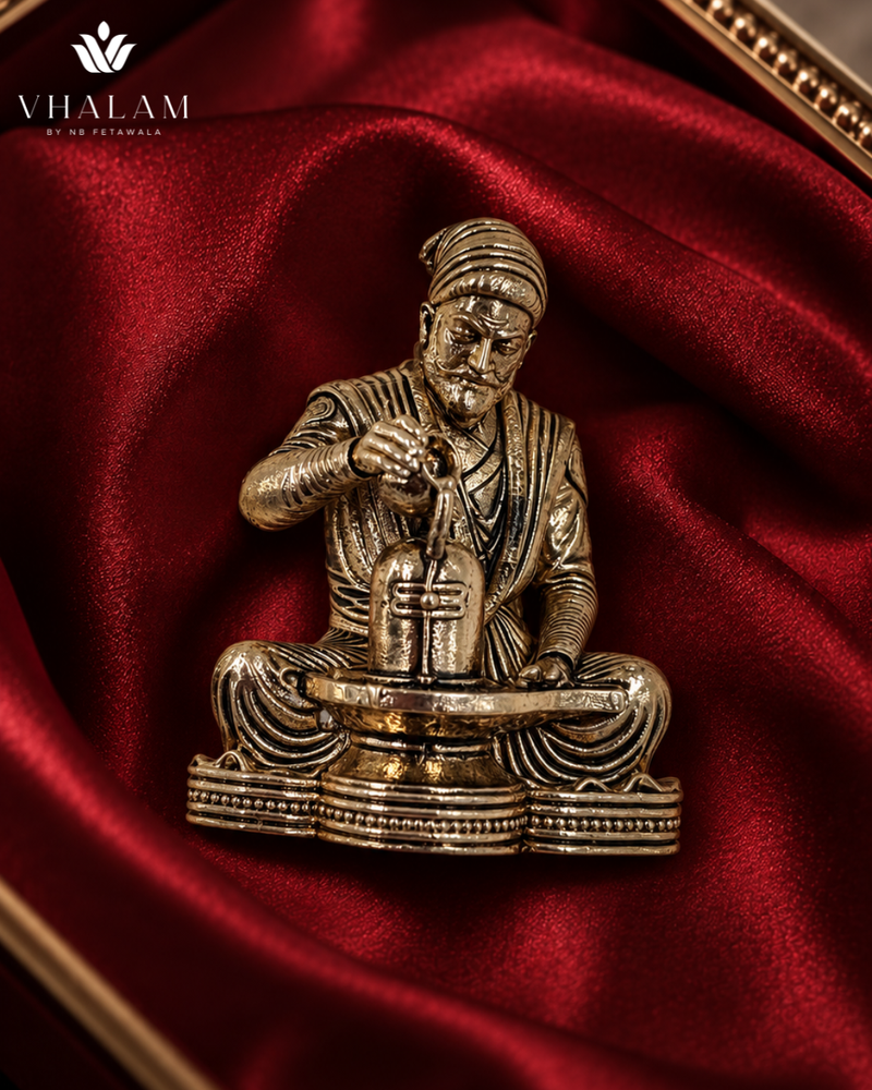 Chhatrapati Shivaji Maharaj Mahadev Darshan Brooch