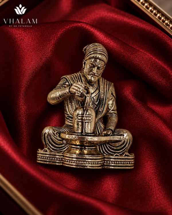 Chhatrapati Shivaji Maharaj Mahadev Darshan Brooch