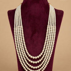 Dulha Five-Layer Classic Pearl Mala