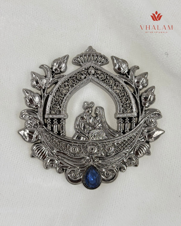 Vintage Maharaja Couple Suit Brooch