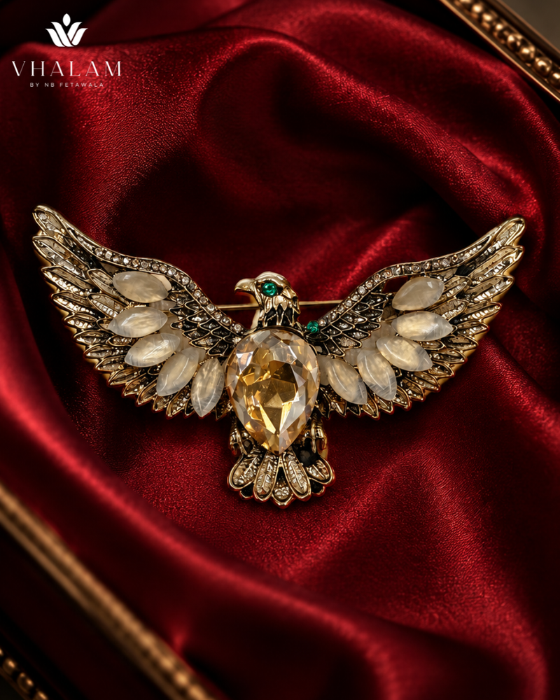 Rajsi Garuda Ratna Pakshi Brooch