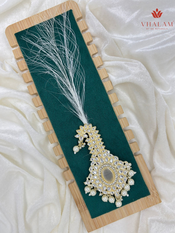 6-Piece Groom's Set for Champagne Beige/ Light Gold Sherwani