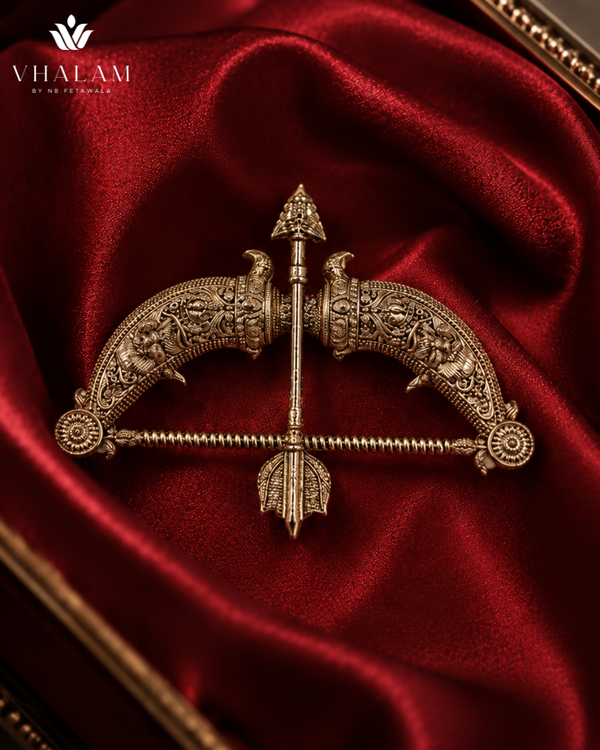 Rajsi Dhanush Brooch