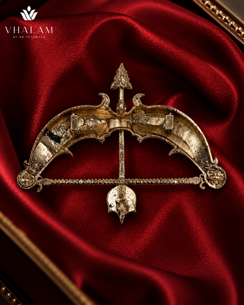 Rajsi Dhanush Brooch