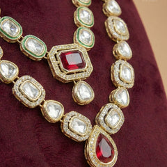Imperial Ruby & Emerald Double-Layer Heritage Mala