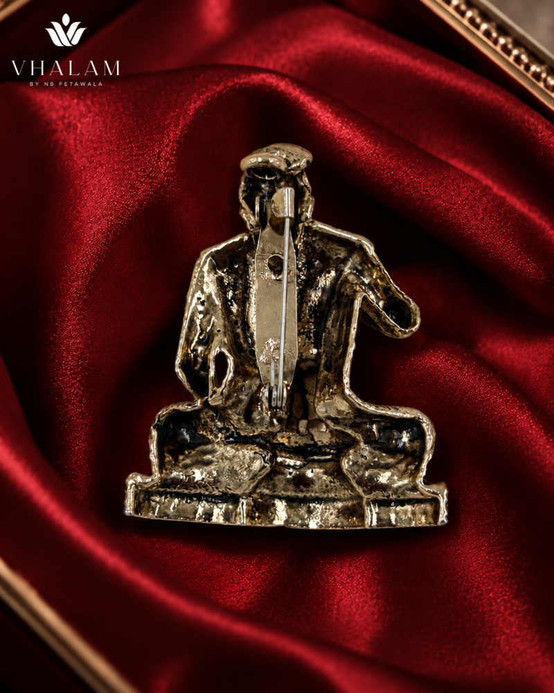 Chhatrapati Shivaji Maharaj Mahadev Darshan Brooch