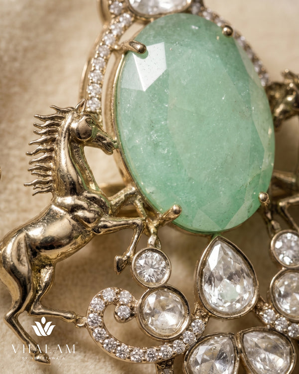 Ashwa Crest Brooch
