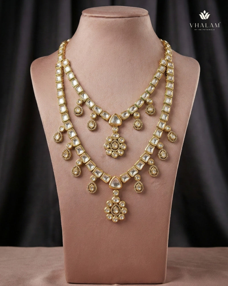 Imperial Heritage Brass Double-Layer Polished Gold Mala