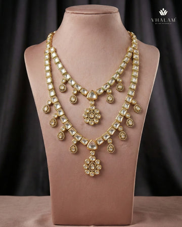 Imperial Heritage Brass Double-Layer Polished Gold Mala