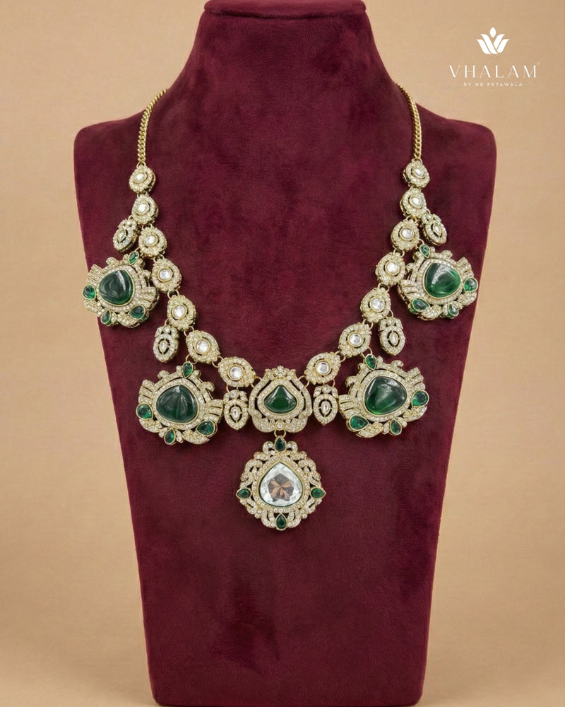 Grand Maharaja Emerald & Kundan Mala