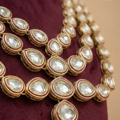 Heritage Crystal Triple-Layer Polished Red Mala