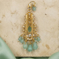 Aariv Kundan Kalangi – Mint Green