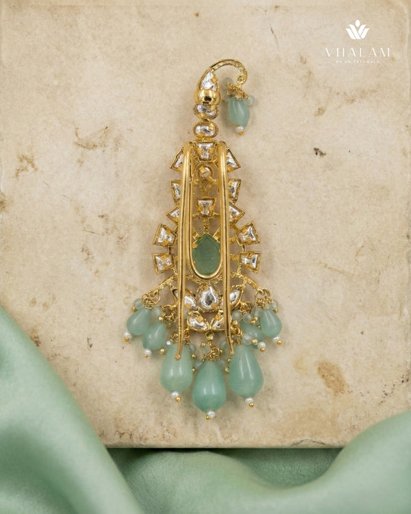 Aariv Kundan Kalangi – Mint Green