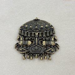 Imperial Royal Carriage Antique Button & Brooch Set
