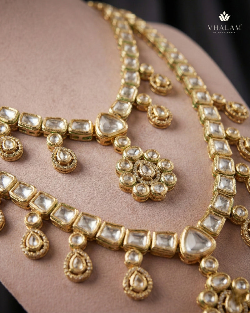 Imperial Heritage Brass Double-Layer Polished Gold Mala