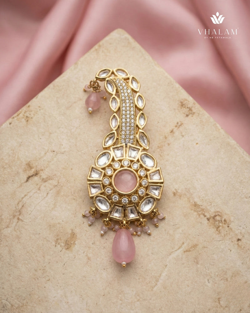 Aveer Kundan Kalangi – Blush Pink
