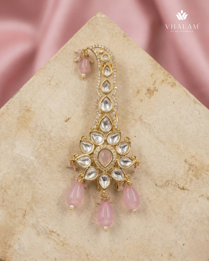 Zyra Kundan Kalangi – Blush Pink