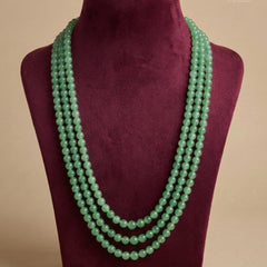 Royal Mint Green 3-Layer Beaded Mala