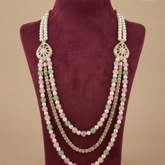 Dulha Pastel Harmony Triple-Layer Mala