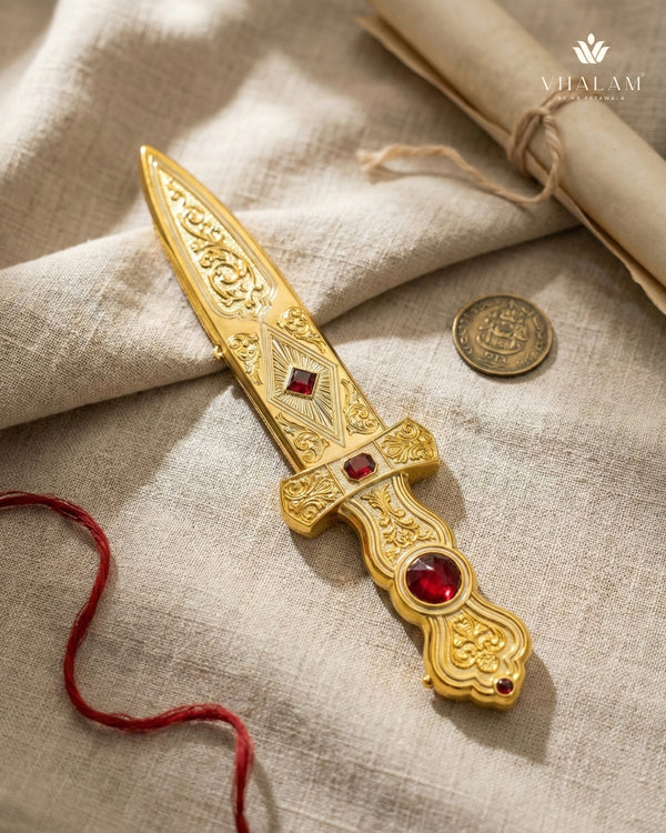 Ruby Crest Plastic Katar (63g | 10 inch)