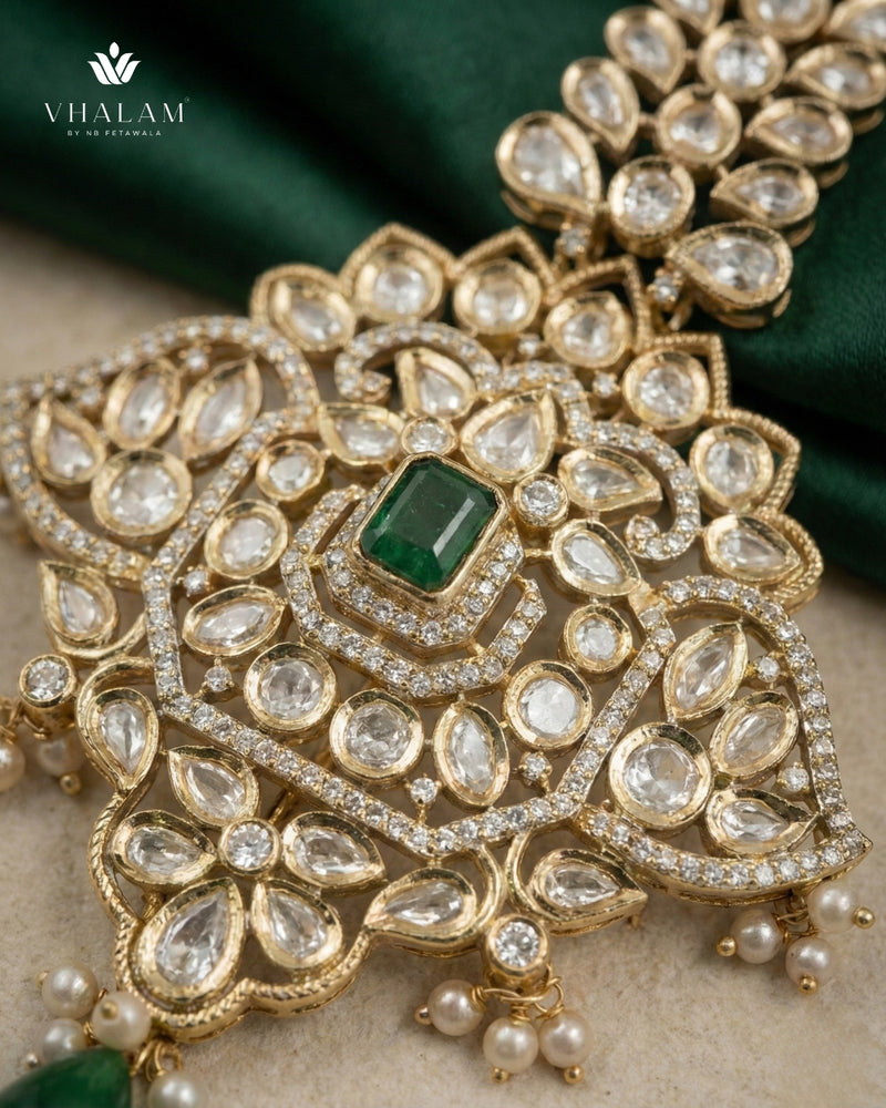 Aarav Kundan Kalangi – Emerald Green (34gm)