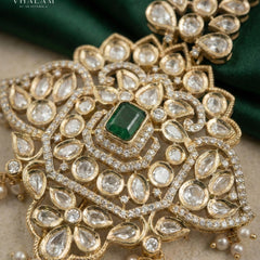 Aarav Kundan Kalangi – Emerald Green (34gm)