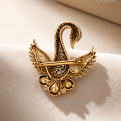 Hansa Ruby Stone Suit Brooch