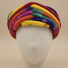 Panchrangi Multicolored Twisted Rajasthani Pagdi