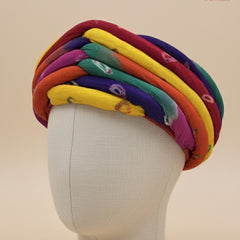 Panchrangi Multicolored Twisted Rajasthani Pagdi