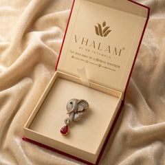 Gold Elephant Brooch